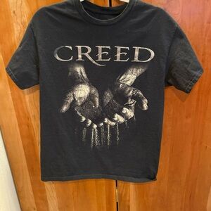 Creed Hands & Sand Graphic Tee Rock Alternative Music Band Medium
